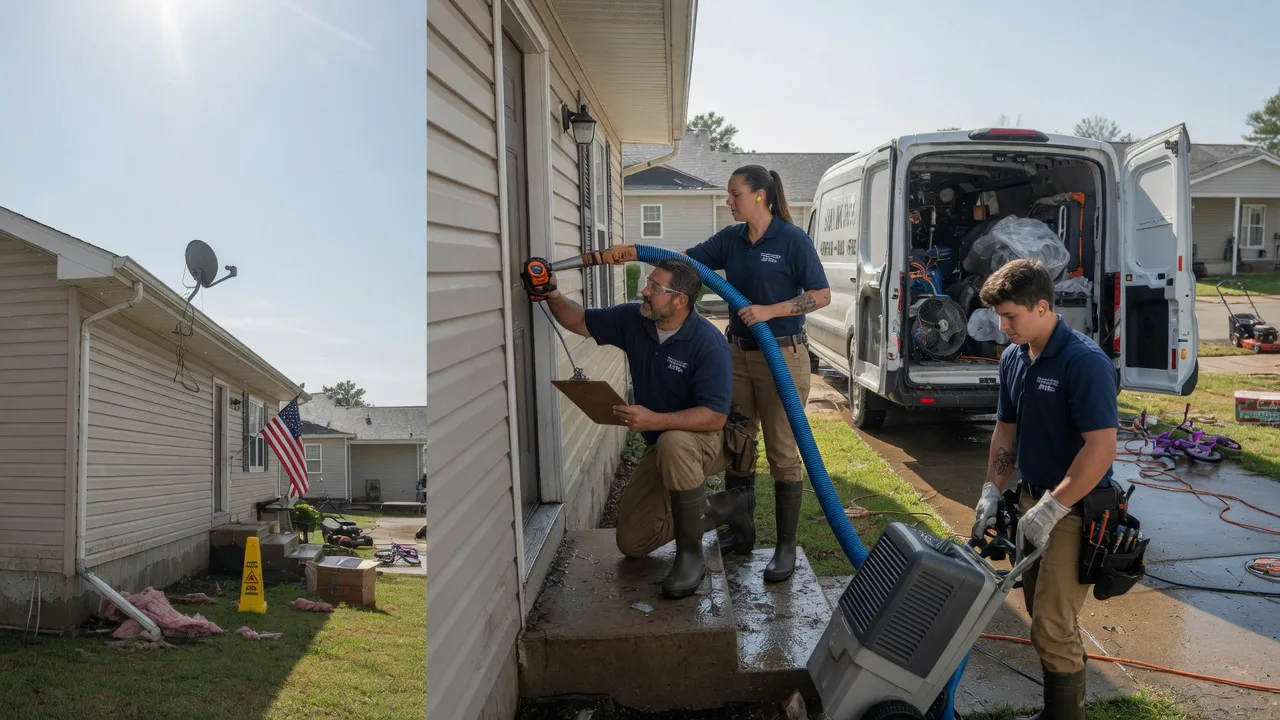 Ceiling Water Damage Restoration in Gassville, AR near me